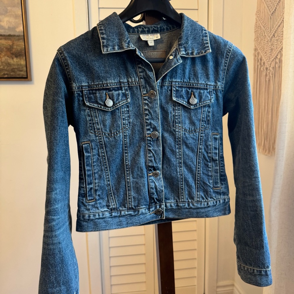 Vintage 90’s Jacob Annex Blue Denim Jacket Size Small